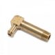 EPMAN -45mm Brass Boost Hose Barb to Male Thread Elbow Fitting For T2 T3 Turbo 1/8"Male NPT 90 Degree