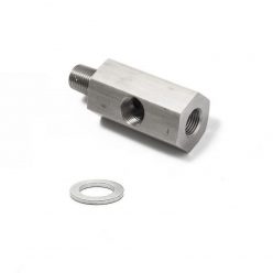   Sensor mounting (Tee) adapter M10X1.0 - 1/8" NPT (3x) - (Stainless steel)