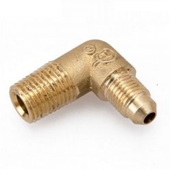   Turbocharger Compressor Brass Boost Nipple Hose Fitting Turbo 1/4''Male NPT 90 Degree