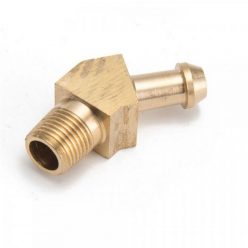   Turbocharger Compressor Brass Boost Nipple Hose 1/8''Male NPT 45 Degree Fitting