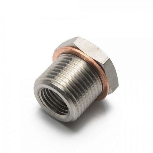 Exhaust O2 Oxygen Sensor Spacer Reducer Adapter M18 X 1.5mm To M10 X 1.25mm