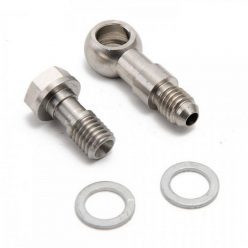   Banjo Bolt Kit M10 X 1.5 Mm To 4AN W/ 1.8mm Restrictor Oil Feed For TD04 TD05 TD06