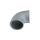 Tight Radius Cast Aluminium Elbow 90 Degree - 57mm