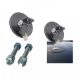 Carbon Fiber Flush Mount Hood Lock - Lockable  (1 pair)