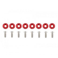 Universal Screw M6x1.0 15mm D1 Red