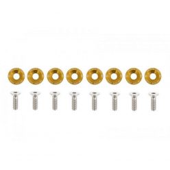 Universal Screw M6x1.0 15mm D1 Gold