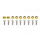 Universal Screw M8x1.25 25mm JDM Gold