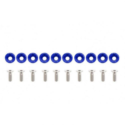 Universal Screw M6x1.0 15mm JDM Blue