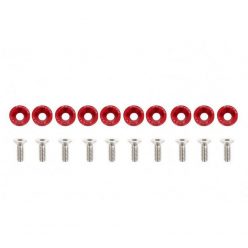 Universal Screw M6x1.0 15mm JDM Red