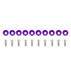 Universal Screw M6x1.0 15mm JDM Purple