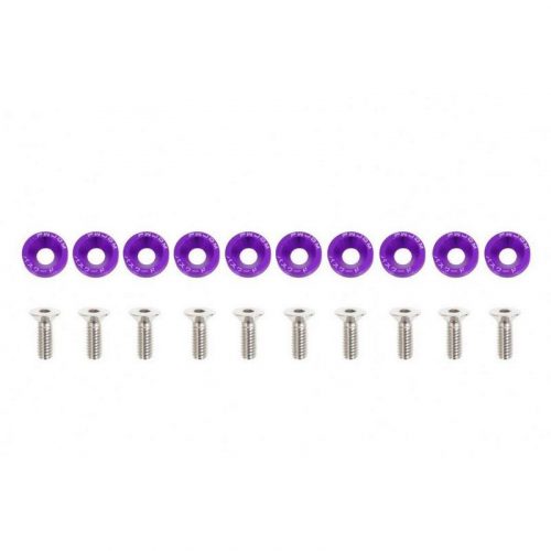 Universal Screw M6x1.0 15mm JDM Purple