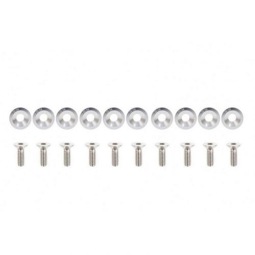 Universal Screw M6x1.0 15mm JDM Silver