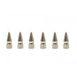 Universal Spike Screws 6mm JDM Silver