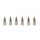 Universal Spike Screws 6mm JDM Silver