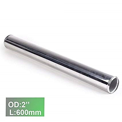 Aluminium Pipe Straight - Diameter 51mm / 2" - Lenght 600mm