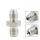 Straight AN-Metric Adapter (AN3 [3/8-24] Male - M10x1.0 Male, Stainless Steel)