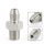 Straight AN-NPT Adapter (AN3 [3/8-24] Male - 1/8" NPT Male, Stainless Steel)