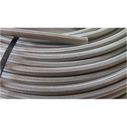   Goodridge AN3 PTFE 600 Series Stainless Braid Hose with Clear Coat - 600-03CL 