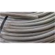 Goodridge AN3 PTFE 600 Series Stainless Braid Hose with Clear Coat - 600-03CL 