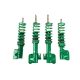 Tein Street Advance Z Adjustable Coilover Kit with TÜV Certification for Mitsubishi Lancer Evolution VII/VIII/IX (2001-2007) - GSR52-91SS2 – 16-Level Damping