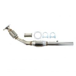   Downpipe for Audi A3 (8L), / TT (8N), Seat Leon (I), Skoda Octavia, VW Golf (IV) 1.8T, FWD, with Catalyst - 63mm