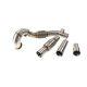 Downpipe with Catalyst for Audi A3 (8P), Seat Leon Cupra R (5F), VW Golf GTI (V,VI), Skoda Octavia RS (5E), 1.8 / 2.0TFSI - 76mm / 3"