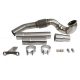 Downpipe for Audi A3 (8V) / TT (FV), Seat Leon (MkIII), VW Golf (VII) / Passat (B8), Skoda Octavia, 1.8 / 2.0 TFSI - Decat