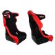 Bimarco Phantom suede FIA Racing seat (red-black)