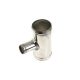 Aluminium Pipe T-Piece, Blow Off Valve (BOV) Adapter - 60mm / 25mm