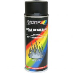   MoTip Professional Heat Resistant Paint (650°C) - Black - 400ml