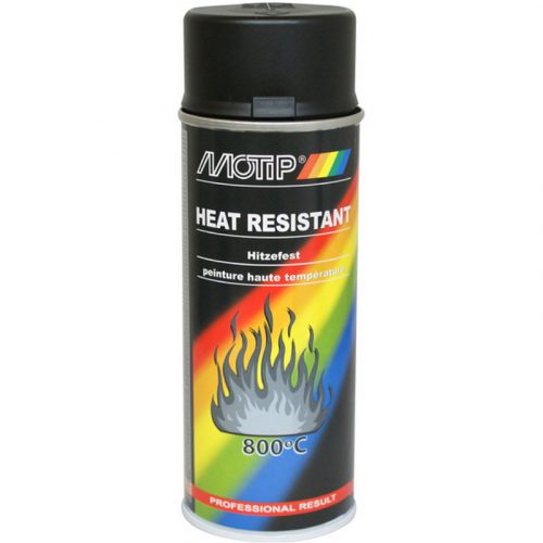 MoTip Professional Heat Resistant Paint (650°C) - White - 400ml