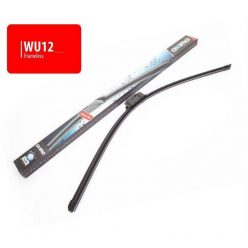 Flat frameless silicon wiperblade - 700 mm (12mm Hook)