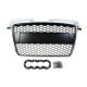 Grill Audi TT 8J RS Style Silver - Black 06-14