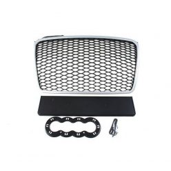 Grill Audi A4 B7 Silver Black 04-08