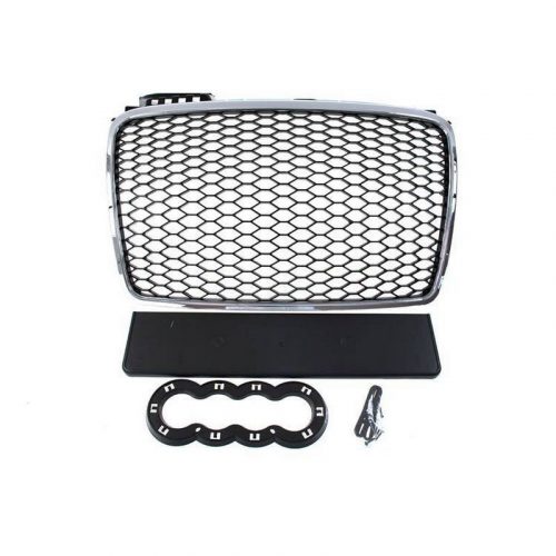 Grill Audi A4 B7 RS Style Chrome Black 04-08