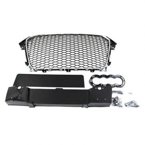 Grill Audi A4 B8 RS Style Chrome Black 12-15