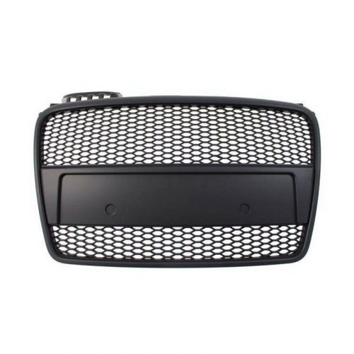 Grill Audi A4 B7 RS Style Black 05-08 PDC