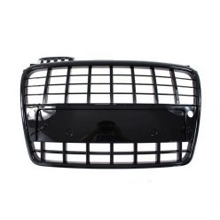 Grill Audi A4 B7 S8 Style Bright Black 05-08 PDC