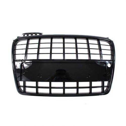 Grill Audi A4 B7 S8 Style Bright Black 05-08 PDC