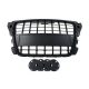 Grill Audi A3 8P S8 Style Bright Black 09-12 PDC