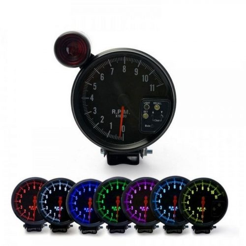 EPMAN Car Meter 5" RPM Gauge Auto Tachometer 7 Color LED