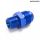 Male To Male Union AN10 To M18x1.5 Adapter Fitting Straight - Aluminium