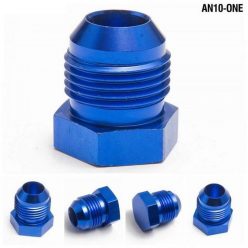 AN10 male blaking plug (Hex) - Aluminium