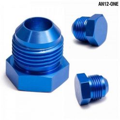 AN12 male blaking plug (Hex) - Aluminium