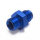 Male To Male Union AN6 To M14x1.5 Adapter Fitting Straight - Aluminium