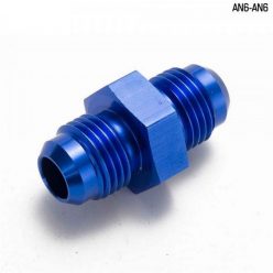   Male To Male Union AN6 To AN6 Adapter Fitting Straight - Aluminium