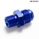 Male To Male Union AN8 To M18x1.5 Adapter Fitting Straight - Aluminium