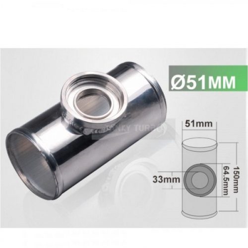 Universal Aluminium  90 Degree Blow Off Valve (BOV) Adapter - 51mm / 2”for SSQV, SQV