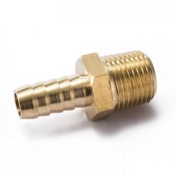   Brass Barb Fitting Coupler 1/2" Hose ID X 1/2" Male NPT