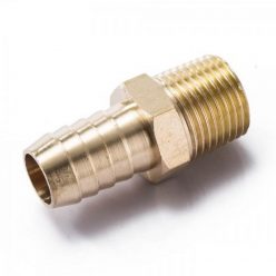   Brass Barb Fitting Coupler 5/8" Hose ID X 1/2" Male NPT